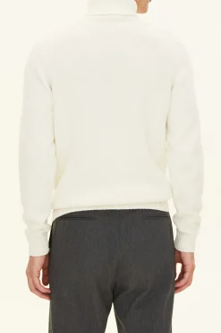 Regular Fit Cable Knit Rollneck