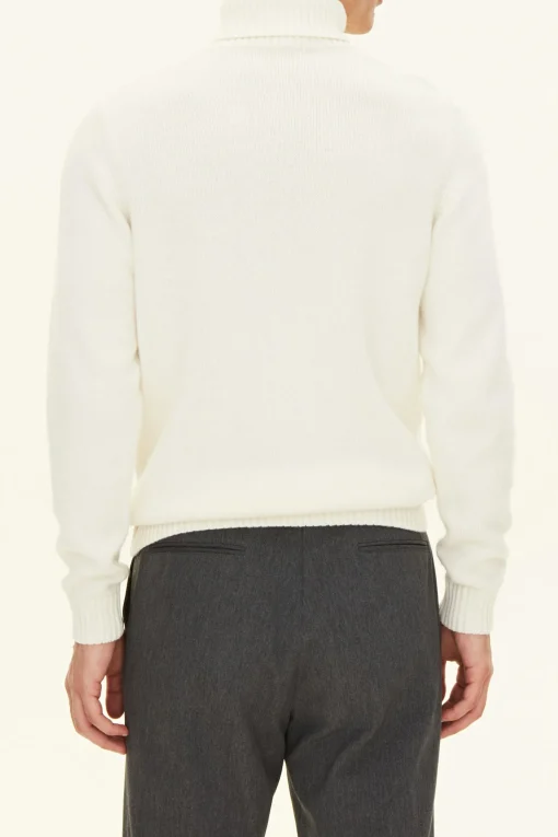Regular Fit Cable Knit Rollneck