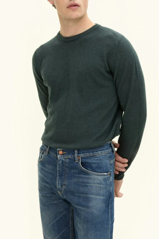 Regular Fit Cashmere Silk Roundneck Sweater