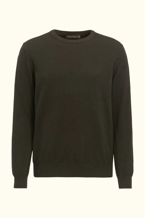 Regular Fit Cashmere Silk Roundneck Sweater