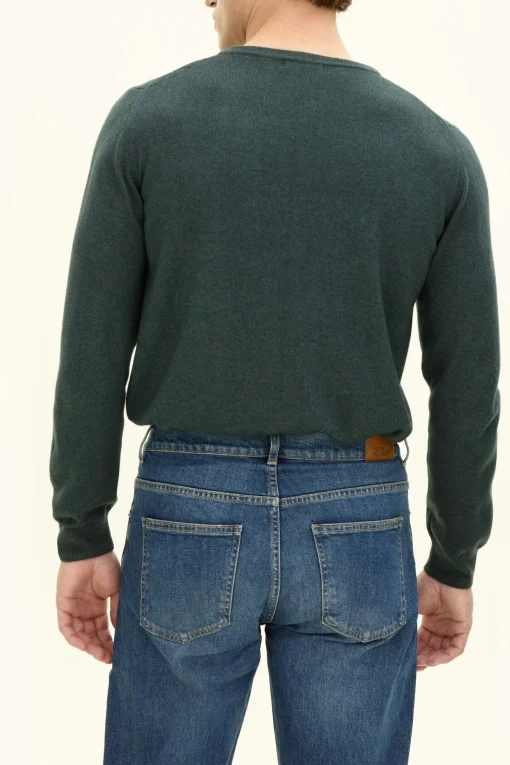 Regular Fit Cashmere Silk Roundneck Sweater