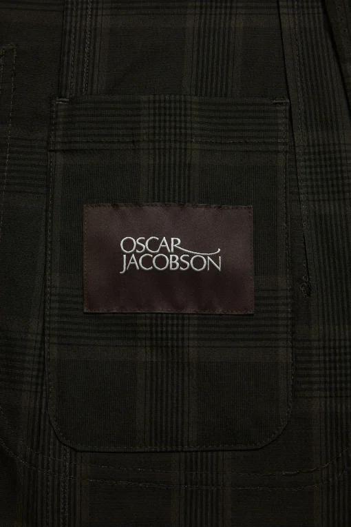 Regular Fit Checked Poplin Blazer