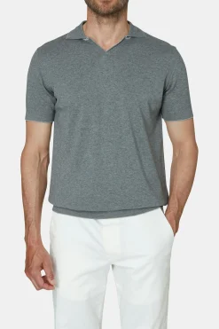 Regular Fit Contrast Knit Poloshirt