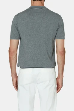 Regular Fit Contrast Knit Poloshirt