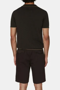 Regular Fit Contrast Knit Poloshirt