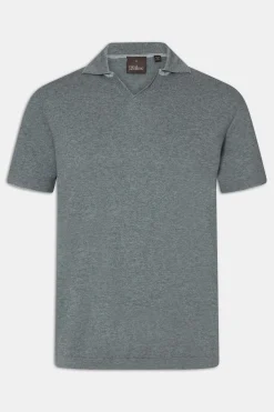 Regular Fit Contrast Knit Poloshirt