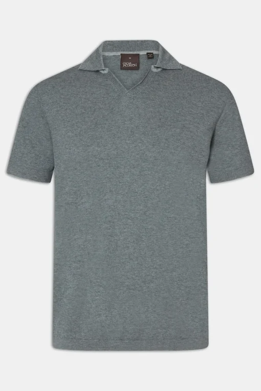 Regular Fit Contrast Knit Poloshirt