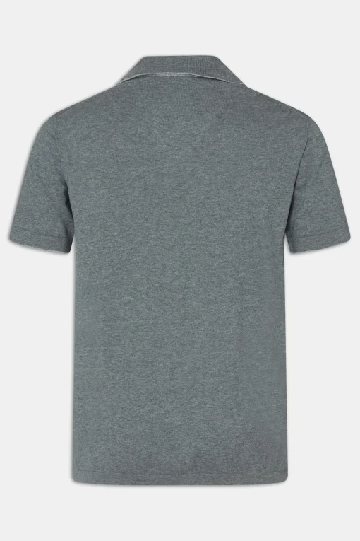 Regular Fit Contrast Knit Poloshirt