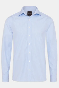 Regular Fit Cut Away Poplin Shirt