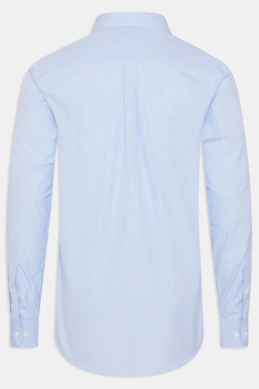Regular Fit Cut Away Poplin Shirt