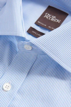 Regular Fit Cut Away Poplin Shirt