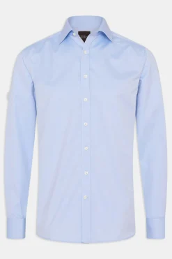 Regular Fit Cut Away Twill Shirt