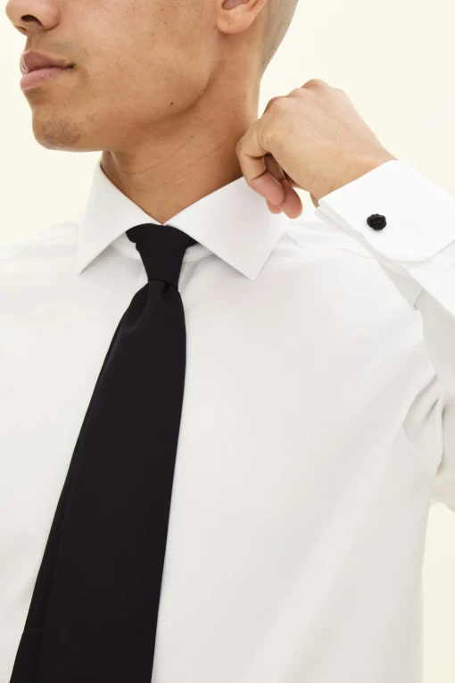 Regular Fit Cut Away Twill Shirt