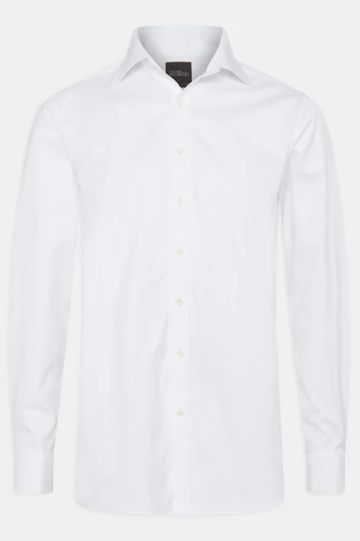 Regular Fit Cut Away Twill Shirt