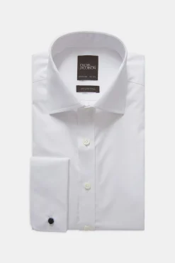 Regular Fit Cut Away Twill Shirt