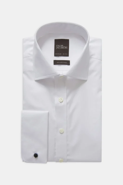 Regular Fit Cut Away Twill Shirt