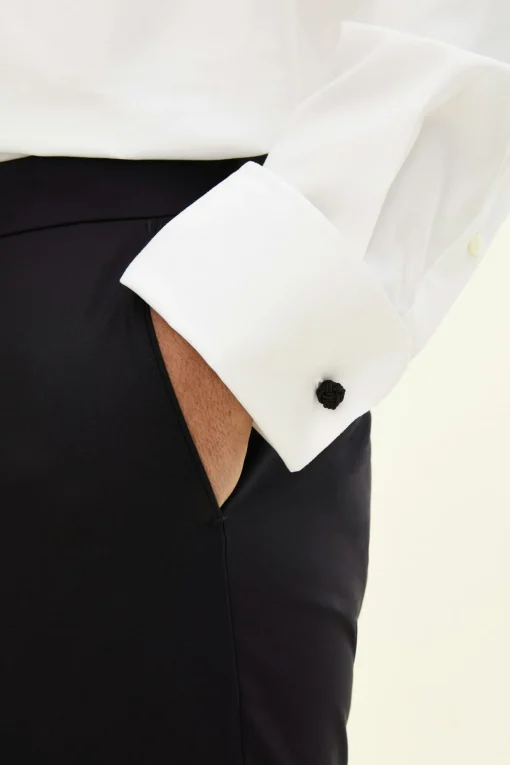 Regular Fit Cut Away Twill Shirt