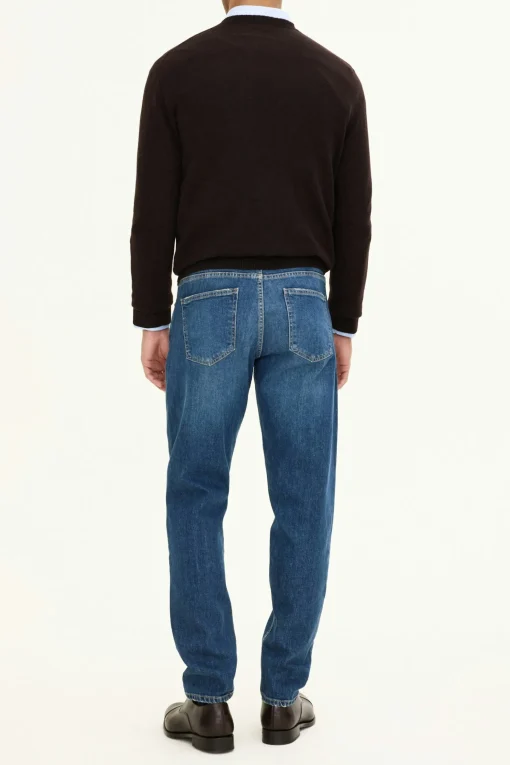 Regular Fit Denim Trousers
