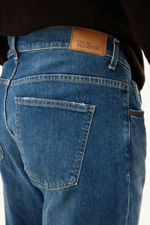 Regular Fit Denim Trousers