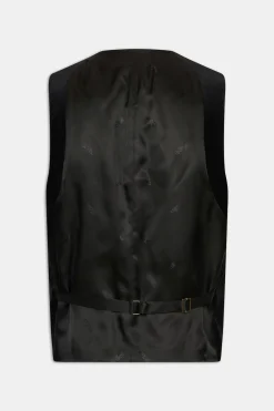 Regular Fit Double Breasted Velvet Waistcoat