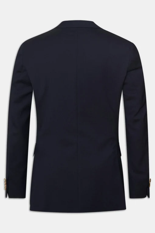 Regular Fit Double Breasted Tropical Wool Suit