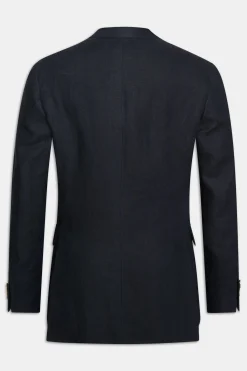 Regular Fit Double Breasted Microstructure Blazer
