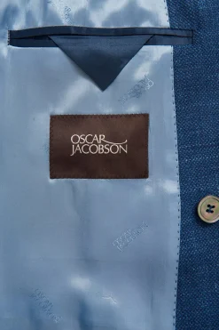 Regular Fit Double Breasted Microstructure Blazer
