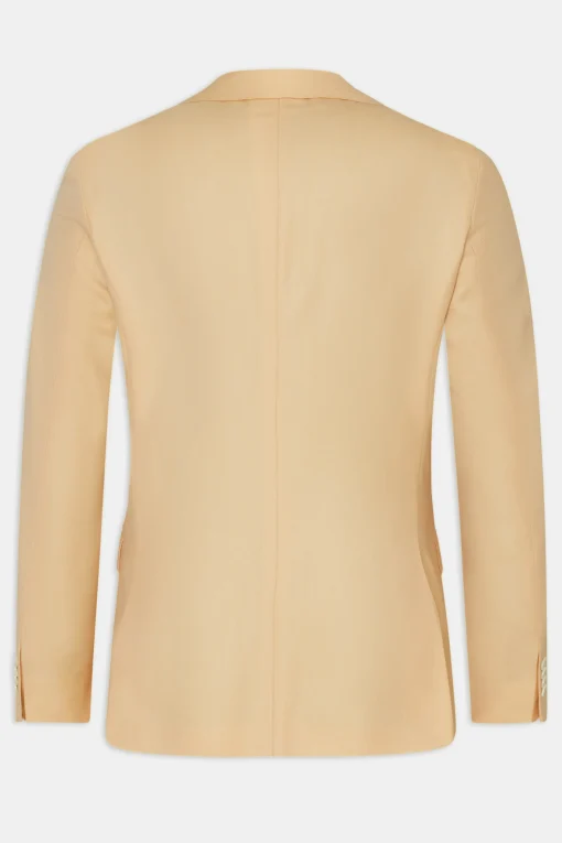 Regular Fit Double Breasted Microstructure Blazer