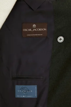Regular Fit Double Breasted Flannel Blazer