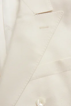 Regular Fit Double Breasted Birdseye Suit