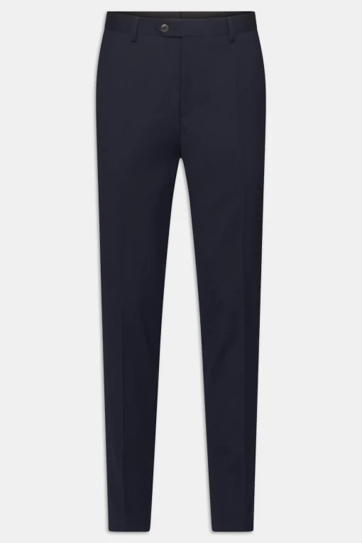 Regular Fit Double Breasted Tropical Wool Suit