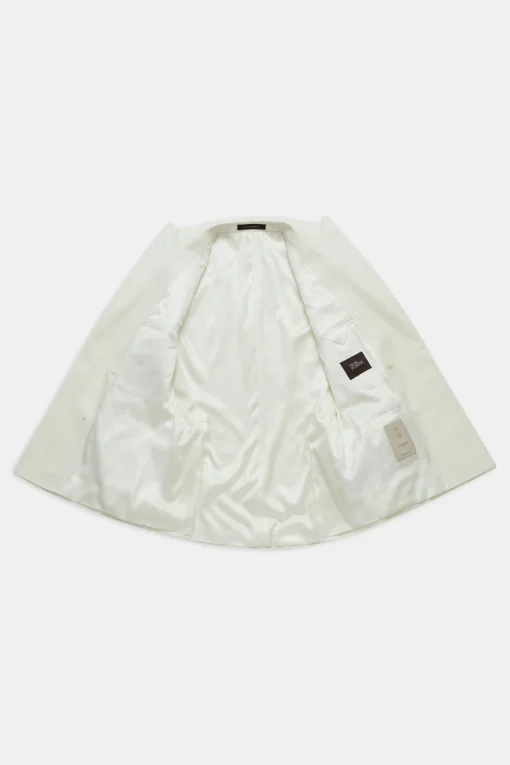 Regular Fit Double Breasted Microstructure Blazer