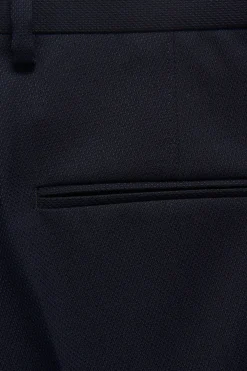 Regular Fit Double Breasted Tropical Wool Suit