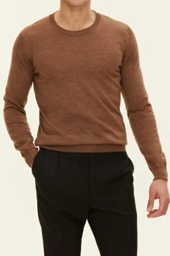 Regular Fit Extra Fine Merino Wool Roundneck Sweater