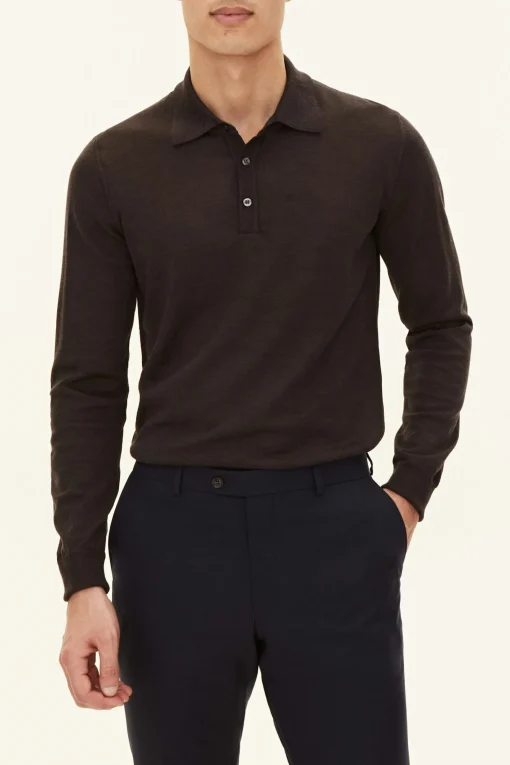 Regular Fit Extra Fine Merino Wool Polo Shirt