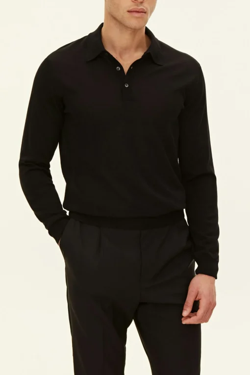 Regular Fit Extra Fine Merino Wool Polo Shirt