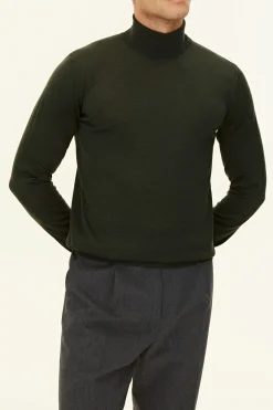 Regular Fit Extra Fine Merino Wool Rollneck