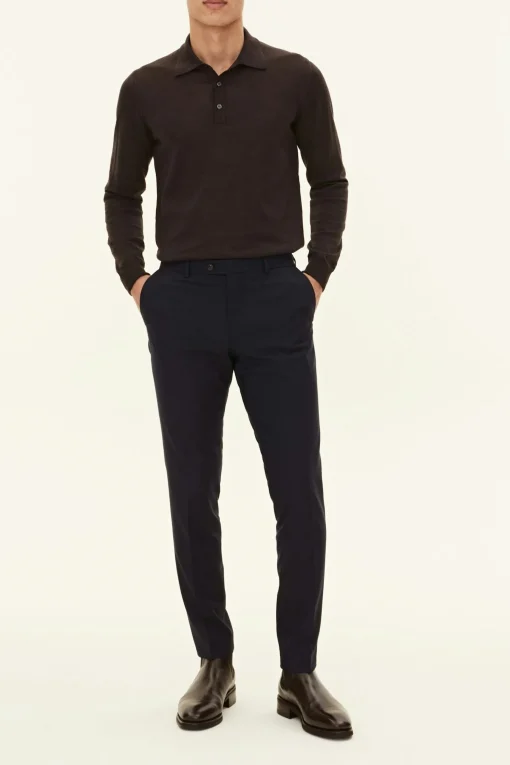 Regular Fit Extra Fine Merino Wool Polo Shirt