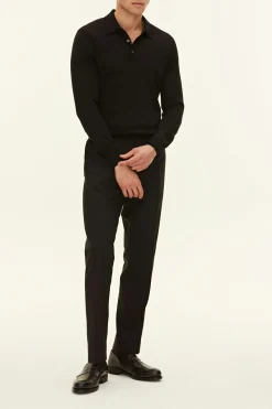 Regular Fit Extra Fine Merino Wool Polo Shirt