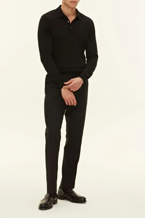 Regular Fit Extra Fine Merino Wool Polo Shirt