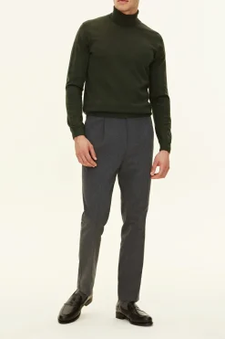 Regular Fit Extra Fine Merino Wool Rollneck