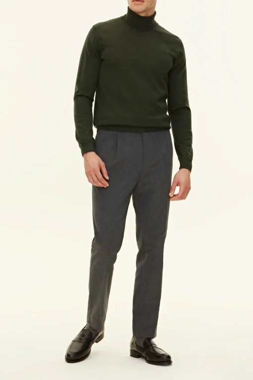 Regular Fit Extra Fine Merino Wool Rollneck