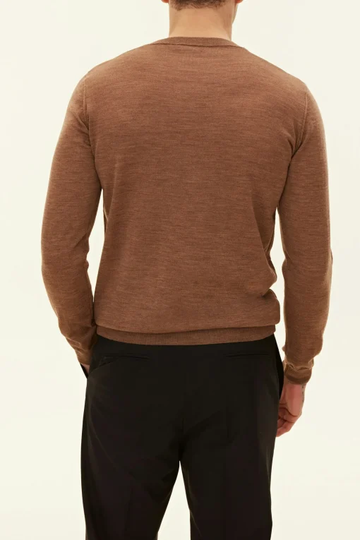 Regular Fit Extra Fine Merino Wool Roundneck Sweater