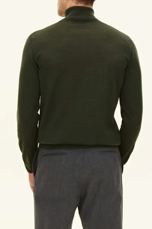 Regular Fit Extra Fine Merino Wool Rollneck