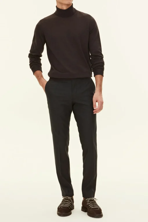 Regular Fit Extra Fine Merino Wool Rollneck