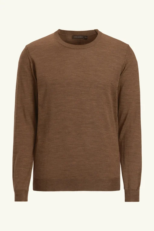 Regular Fit Extra Fine Merino Wool Roundneck Sweater
