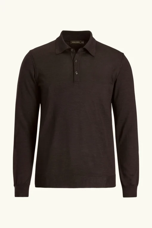 Regular Fit Extra Fine Merino Wool Polo Shirt