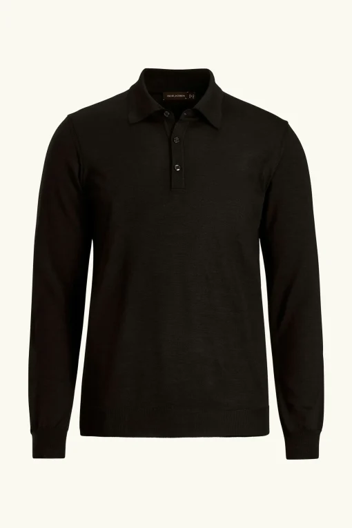 Regular Fit Extra Fine Merino Wool Polo Shirt