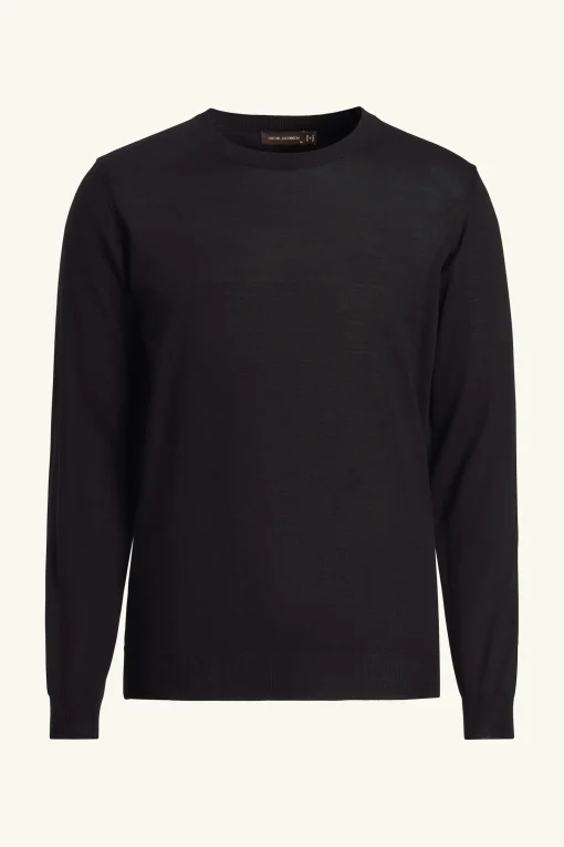 Regular Fit Extra Fine Merino Wool Roundneck Sweater