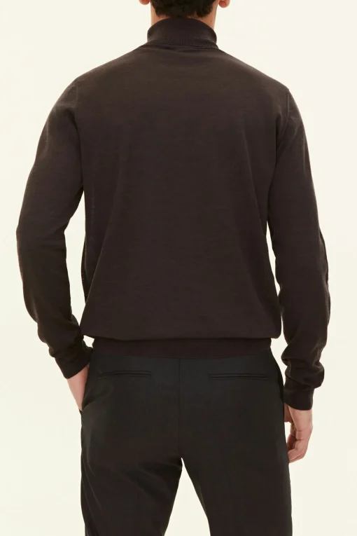 Regular Fit Extra Fine Merino Wool Rollneck